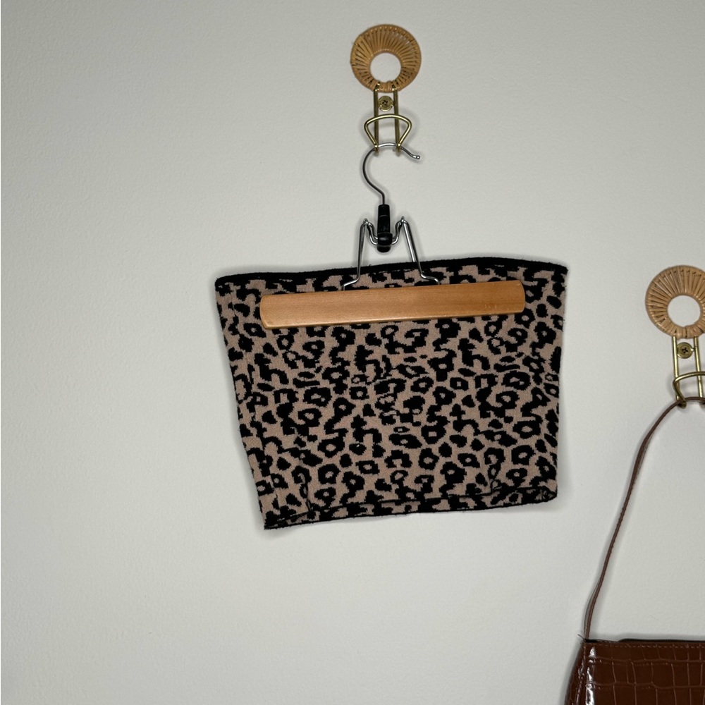Cheetah print tub top from Kendall and Kylie collection.